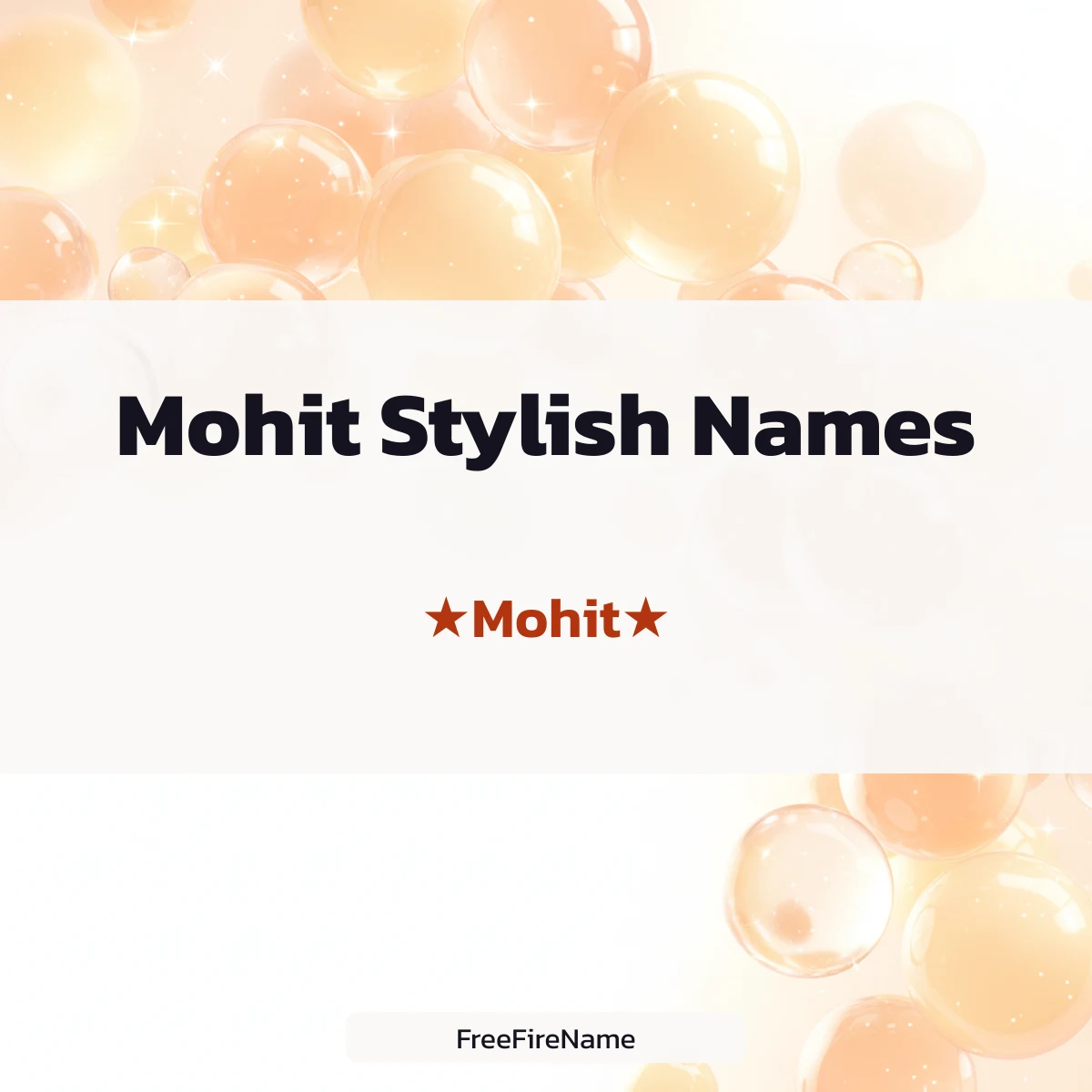 Mohit stylish names for Instagram and Free Fire